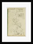 Two compositional studies of a lion hunt by Théodore Géricault