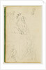 Three compositional studies of figure group by Théodore Géricault