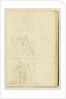 Four compositional studies for a group of figures by Théodore Géricault