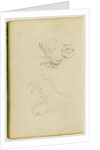 Two studies of a rearing horse by Théodore Géricault
