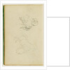 Two studies of a rearing horse by Théodore Géricault