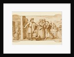 Taddeo Returning Home with the Sack of Stones and in Bed Recovering from His Fever by Federico Zuccaro