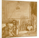 Taddeo in the House of Giovanni Piero Calabrese by Federico Zuccaro