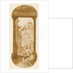 Taddeo Drawing after the Antique, In the Background Copying a Facade by Polidoro by Federico Zuccaro