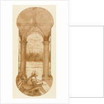 Taddeo Copying Raphael's Frescoes in the Loggia of the Villa Farnesina, Where He is Also Represented Asleep by Federico Zuccaro