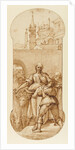 Taddeo at the Entrance to Rome Greeted by Toil, Servitude, and Hardship, and by Obedience and Patience (the Ass and Ox) by Federico Zuccaro