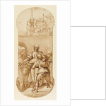 Taddeo at the Entrance to Rome Greeted by Toil, Servitude, and Hardship, and by Obedience and Patience (the Ass and Ox) by Federico Zuccaro
