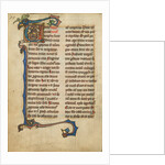 Decorated Initial V by Anonymous