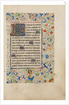 Decorated Text Page by Anonymous