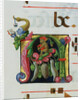 Inhabited Initial A by Anonymous