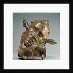 Self-Portrait as Midas (also called the Sleeping Faun) by Jean-Joseph Carriès