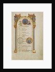 June Calendar Page with Junius Brutus (?) and Zodiacal Sign of Gemini by Anonymous