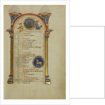 Augustus Caesar, Zodiacal Sign of Leo by Anonymous