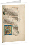 Decorated Initial B by Anonymous