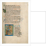 Decorated Initial B by Anonymous