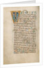 Decorated Initial T by Anonymous