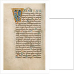 Decorated Initial T by Anonymous