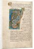 Decorated Initial T by Anonymous
