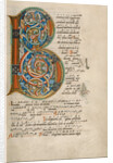 Inhabited Initial B by Anonymous
