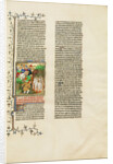 The Knights Templar Burned in the Presence of Philip the Fair and His Courtiers by Boucicaut Master Illuminator
