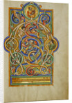 Initial A: David and Companion Musicians by Anonymous