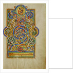 Initial A: David and Companion Musicians by Anonymous