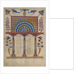 Canon Table Page by T'oros Roslin