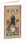 Saint Anthony Abbot Blessing the Animals, the Poor, and the Sick by Master of St. Veronica