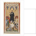 Saint Anthony Abbot Blessing the Animals, the Poor, and the Sick by Master of St. Veronica