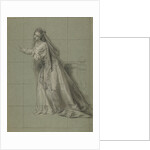Study of a Woman (Rodugune) Turned toward the Left by Charles-Antoine Coypel