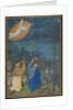 The Annunciation to the Shepherds by Master of the Houghton Miniatures