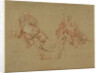 Two Seated Men by Nicolas Lancret