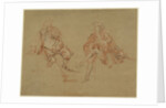 Two Seated Men by Nicolas Lancret