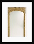 Antique frame with modern mirror glass by Anonymous