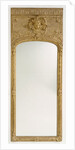 Antique frame with modern mirror glass by Anonymous