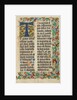 Decorated Initial T by Anonymous