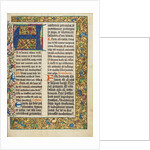 Decorated Initial A by Anonymous