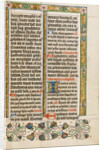 Decorated Text Page by Anonymous