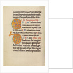 Decorated Initial E, Decorated Initial D by Anonymous