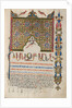 Decorated Incipit Page by Malnazar