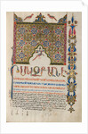 Decorated Incipit Page by Malnazar