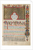 Decorated Incipit Page by Malnazar