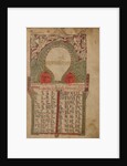 Canon Table Page by Anonymous
