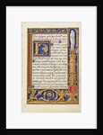 Decorated Text Page by Simon Bening