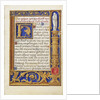 Decorated Text Page by Simon Bening