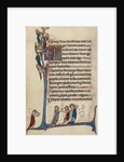 Initial E: David Playing the Harp by Bute Master