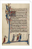 Initial E: David Playing the Harp by Bute Master
