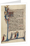 Initial E: David Playing the Harp by Bute Master