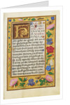 Decorated Text Page by Anonymous