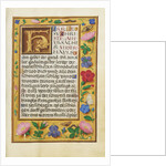 Decorated Text Page by Anonymous